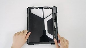 Gerutek Hülle für iPad Air 11 Zoll M4/M3/M2 (2026/2025/2024), iPad Air 5./4. Gen 10,9" 2022/2020, iPad Pro 11 Zoll (4./3./2./1.Gen), Stoßfeste Hülle mit Drehbar Stände,Schultergurt Stifthalter,Schwarz