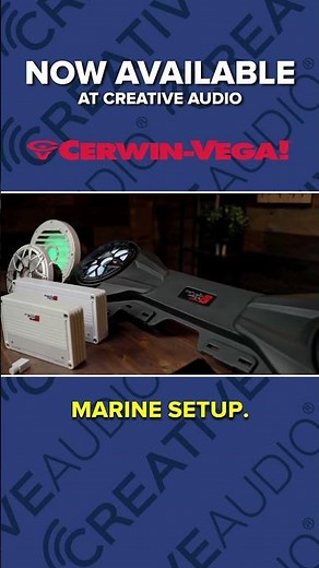 Cerwin-Vega is Now Available! | New at Creative Audio