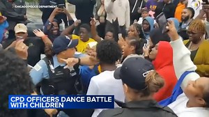 Chicago police officers face off in 'lit' dance battle