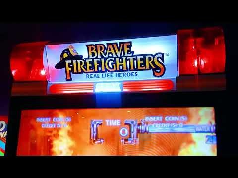 👩‍🚒🚒 𝘉𝘳𝘢𝘷𝘦 𝘍𝘪𝘳𝘦𝘧𝘪𝘨𝘩𝘵𝘦𝘳𝘴: 𝘙𝘦𝘢𝘭 𝘓𝘪𝘧𝘦 𝘏𝘦𝘳𝘰𝘦𝘴, Sega Arcade Game on the Second Floor of The Strong Museum