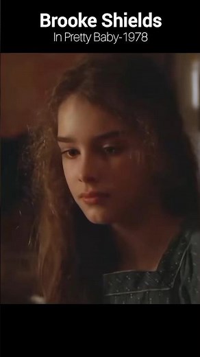 Brooke Shields Best In Pretty Baby (1978) #shorts
