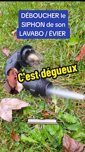Comment démonter, nettoyer et déboucher le siphon du lavabo et de l'évier ? #lavabobouché #deboucherlestuyaux #siphon #tuyauterie #bouchon #10trucs #trucsetastuces #astucemaison #trucmaison #deboucheurdetuyau #tiktokhacks #evierbouché