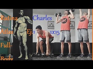 Rutina Charles Atlas Fullbody con Pesas 3 Veces por Semana Ejercicio 1