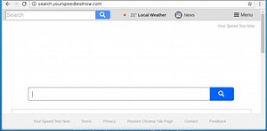How to remove Search.yourspeedtestnow.com [Chrome, Firefox, IE, Edge]