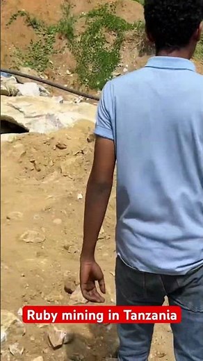 Ruby mining in Tanzania