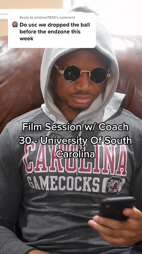 Film Session with Coach 30 at the University of South Carolina