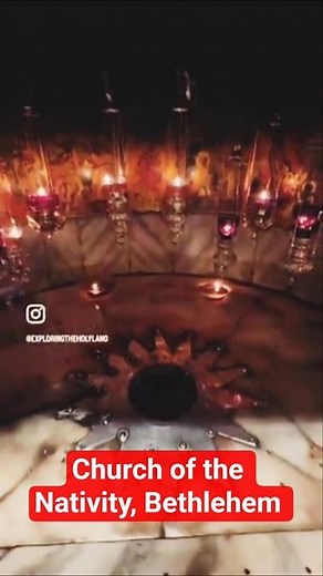 The Exact Spot Where Jesus Was Born! The Light of the World #jesuschrist