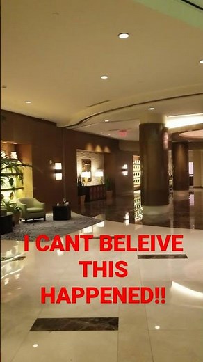 Fire alarm goes off at the hotel!