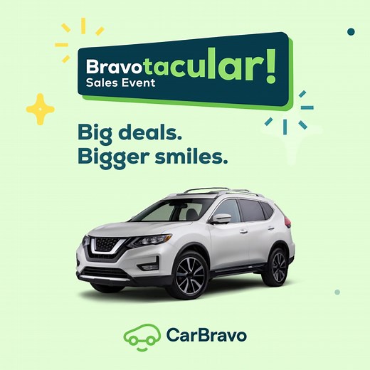 Bravotacular means humongous deals on select certified used vehicles. ✨ | CarBravo