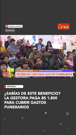 Did you know about this benefit? La Gestora pays Bs 1,800 to cover funeral expenses