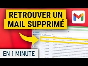 Retrouver un mail supprimé sur Gmail