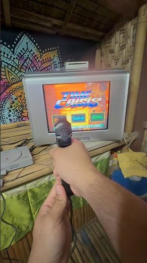 Testing the Namco GunCon for PS1 #gamingkubo #playstation #retrogaming