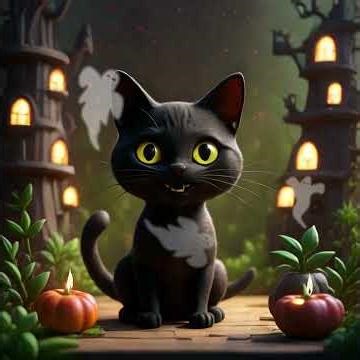 2102) Spooky Ghostly Halloween Scene (Ai image)