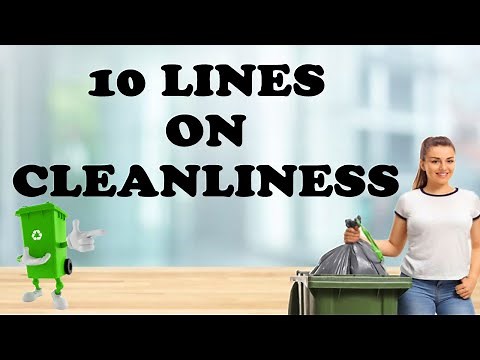 10 Easy Lines on Cleanliness in English