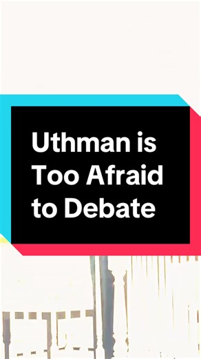 Uthman is notorious for dodging in-person debates, so it’s only natural that he’d continue to play these games @ShaykhUthman.Live #debate #muslim #islam #muslimtiktok #christianitytiktok
