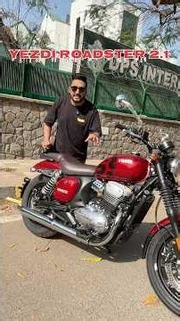 2026 Yezdi Roadster Red Wolf