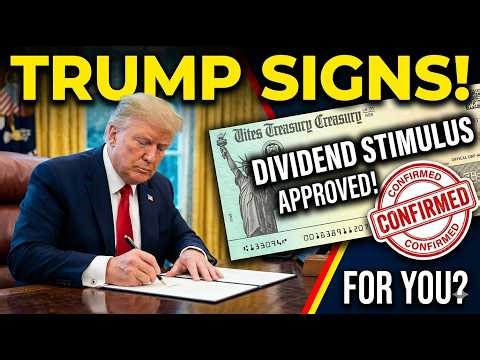 Trump Signs Executive Order: $2,000 Dividend Stimulus Payments ARE COMING — Here's Who Qualifies...