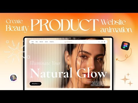 Figma Animation Tutorial for Beginners | Minimal UI Animations & Fractal Glass Effect