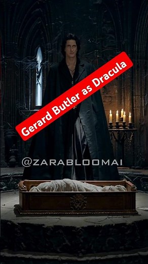Gerard Butler as Dracula 🩸🧛⚰️ Have you seen the movie? #movie #dracula #horror #horrorstories