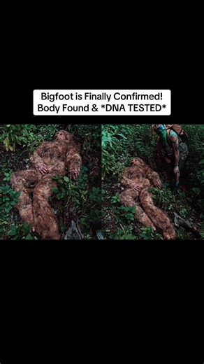 Snake The Bigfoot Hunter finally found a Bigfoot body, “DACK.” The Sasquatch specimen has been DNA tested & confirmed that it’s a Neanderthal human hybrid. The creature was found in the Adirondack mountains. What do you guys think? #foryou #bigfoot #bigfootsighting #bigfootisreal #caughtoncamera