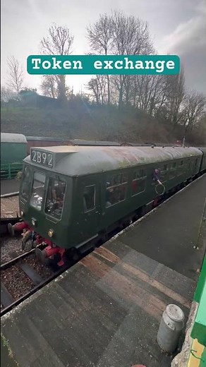 Token Exchange at Midsomer Norton South 🚂 Watch the Signaller Take the Token!
