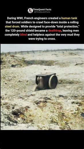 The WWI "Human Tank" Experiment #shorts