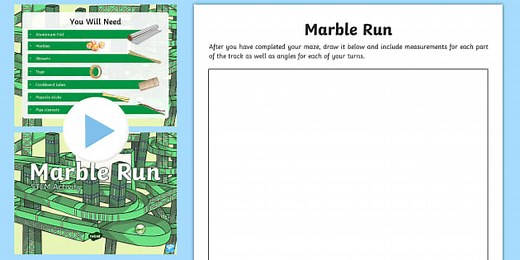 Marble Run STEM Activity Pack