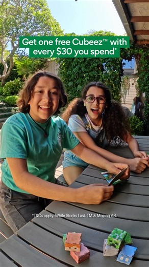 Craft your world with new Cubeez™ from Woolworths and BIG W. From iconic characters to element blocks, there’s 40 Cubeez™ to collect. | Woolworths