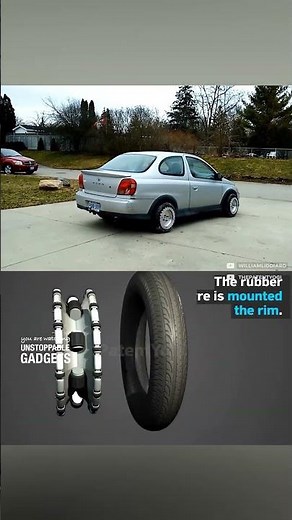 These car wheels are omnidirectional