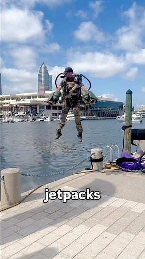 A Real Jetpack Actually Flying