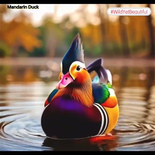 Mandarin Duck – The Most Colorful Duck on Earth 🐦 WBB 14 #WildYetBeautiful #natureshorts