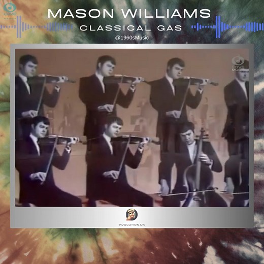 Mason Williams - Classical Gas an American classical guitarist, composer, singer, writer, comedian, and poet, best known for his 1968 instrumental "Classical Gas" and for his work as a comedy writer on The Smothers Brothers Comedy Hour, The Glen Campbell Goodtime Hour, and Saturday Night Live. | 1960s Music