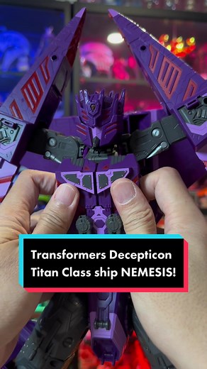 The legendary Decepticon ship, the Nemesis, is now a 60cm tall Transformers robot! Let's unbox the Transformers Legacy Evolution Titan Class Decepticon Nemesis action figure from Hasbro! #Hasbro #HasbroPulse #HasbroPulseSG #Transformers #TransformersNemesis #Decepticon #TitanClass #Unbox