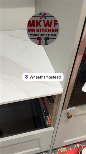 White marble compact laminate worktops supplied by house of worktops...