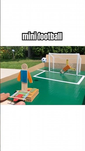 Mini Football Game You Can Make at Home – So Fun! ⚽🎮 #inventiontech #football #tech
