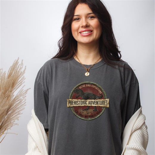 Vintage Dino Shirt,retro T-rex Graphic Tee,prehistoric Adventure Shirt - Etsy