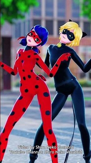 MMD Shaky Shaky (Ladybug x Chat Noir) #miraculousladybug #ladybug