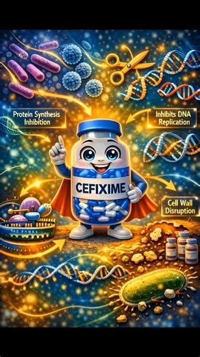Dr. Pharmaxx | Cefixime Explained 💊 | MOA, Dose, Side Effects 📝 💊 Cefixime is a 3rd generation cephalosporin antibiotic used to treat bacterial... | Instagram