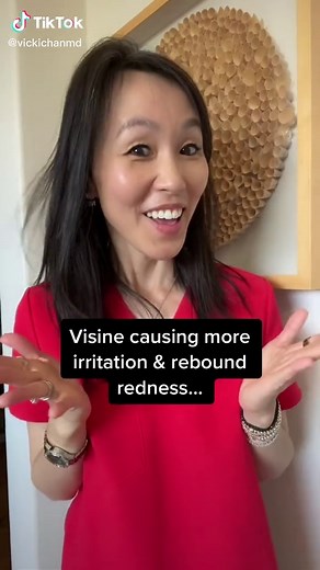 Just say NO. #redeyes #dryeye #ophthalmology #ophthalmologist #eyedoctor #visine