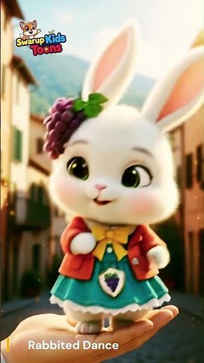 Cutest Little Rabbit's Magical Dance #cutebunny #bunny #rabbit #shorts