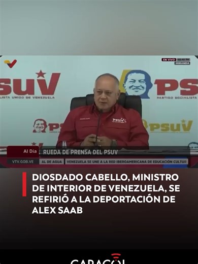 #EnRedes | Diosdado Cabello, ministro de Interior de Venezuela, se refirió a la deportación de Alex Saab. Dijo que presentó una “cédula fraudulenta” y que se están investigando “fraudes de todo tipo” contra el Estado venezolano. Sin embargo, no explico cómo fue nombrado ministro de Industrias del país. Información en Caracol.com.co #AlexSaab #DiosdadoCabello #EstadosUnidos
