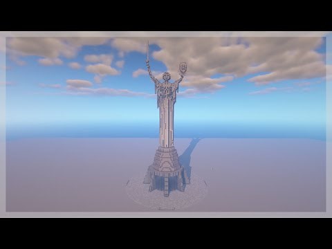 Building The Ukrainian Motherland Monument | Minecraft Timelapse