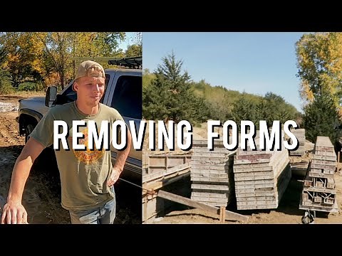 Removing Concrete Forms || making progress