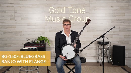 Banjo legend Ross Nickerson brings out the sound of the Gold Tone BG-150F, showing off its warm tone and classic bluegrass character. 🎶 BG-150F Highlights: • Maple neck and rim with Vintage Brown finish • Rolled brass tone ring for lighter weight and full tone • One-piece flange and 14" mahogany resonator • Hearts & Flowers inlay and bound rosewood fingerboard • GT Planetary tuners and Zero Glide nut • Includes padded gig bag Shop the BG-150F: https://tinyurl.com/7fy5h668 | Gold Tone