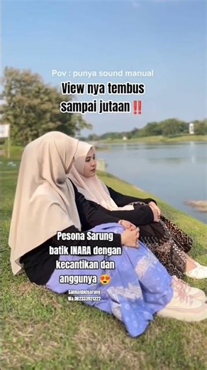 Pesona Sarung batik INARA dengan kecantikan dan anggunya #sarungbatik #sarungbhs #views #shorts#fyp