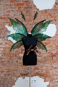 Green Iridescent Fairy Wings: Elf Cosplay Costume, Photography Prop - Etsy