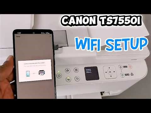Canon Pixma TS7550i WiFi Setup: How to Connect to Wireless Network & Print (Easy Guide)