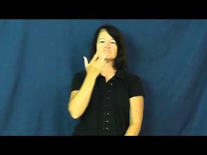 Watch how to sign 'orientating' in American Sign Language.