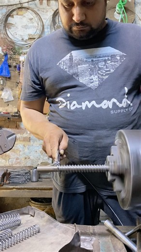 Precision Spring Manufacturing for Ice Plant Equipment#icefactory#metalwork#short