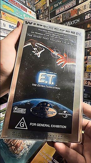 E.T. the Extra-Terrestrial 1982 VHS *SEALED* Widescreen Edition PAL Spielberg